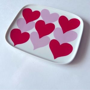 MARIMEKKO OLIVA SYDAMET HEART DISH NWT